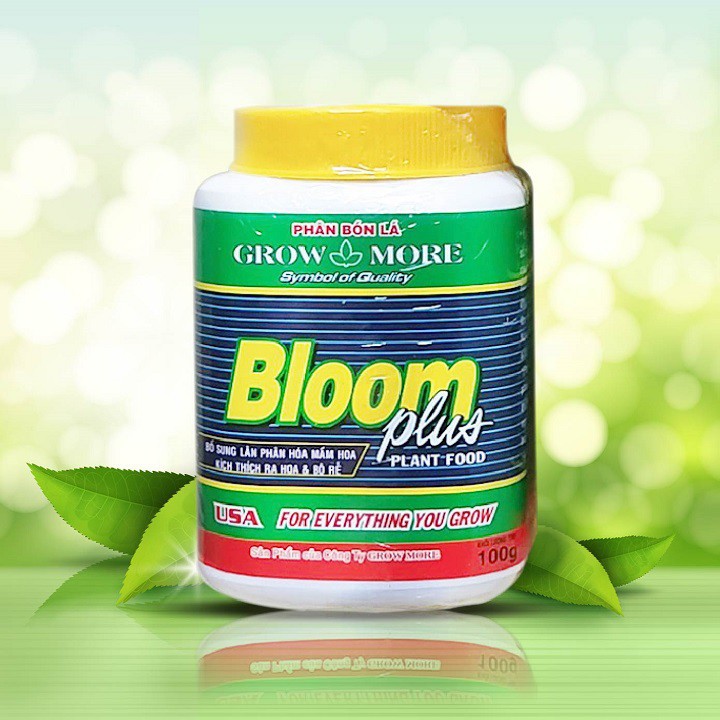 Phân bón lá Growmore bloom plus 10-55-10 bổ sung lân, kích rễ mạnh hũ 100gr