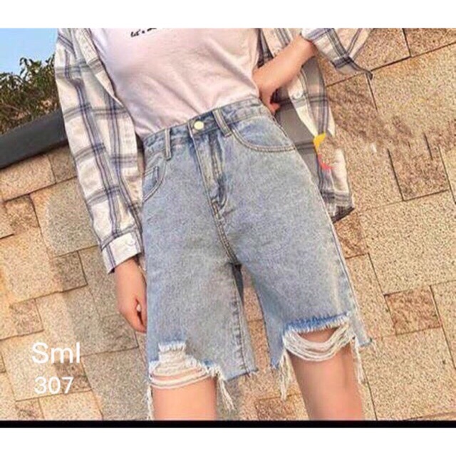 QUẦN NGỐ RÁCH 2 BÊN MÃ 16 CỰC XINH