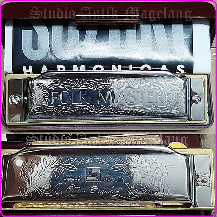 Kèn Harmonica 22700 - Harmonica Suzuki Folk Master 1072 - Harmonica Diatonic