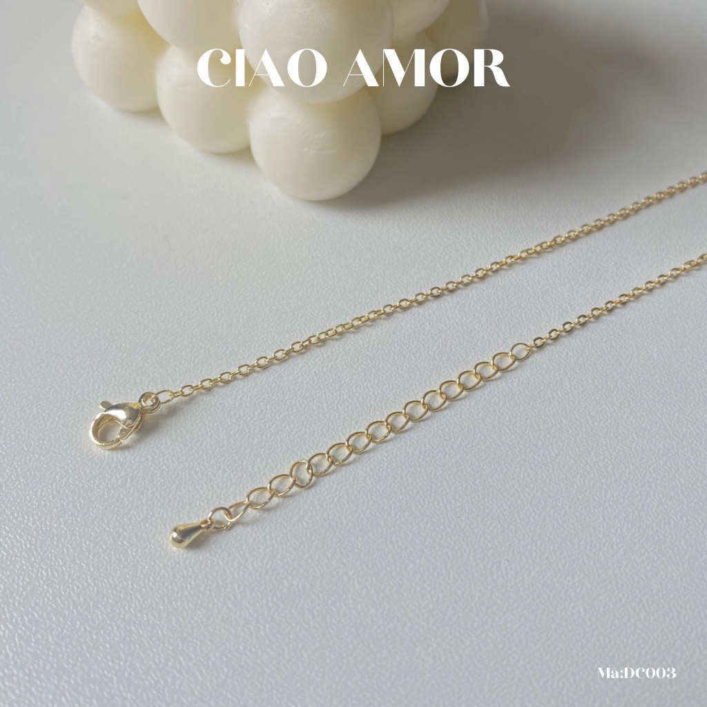 Dây chuyền nữ , Vòng cổ nữ Titan con bướm đơn giản thời trang Hàn Quốc Trang sức Ciao Amor - Mã DC003
