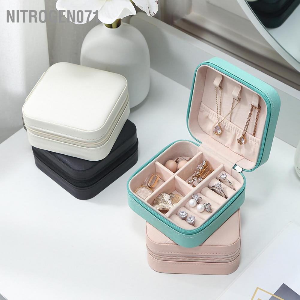 Hộp lưu trữ đồ trang sức Nitrogen071 di động thời trang