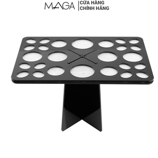 Giá Phơi Cọ trang điểm 26 ô Cao Cấp maga Màu Đen