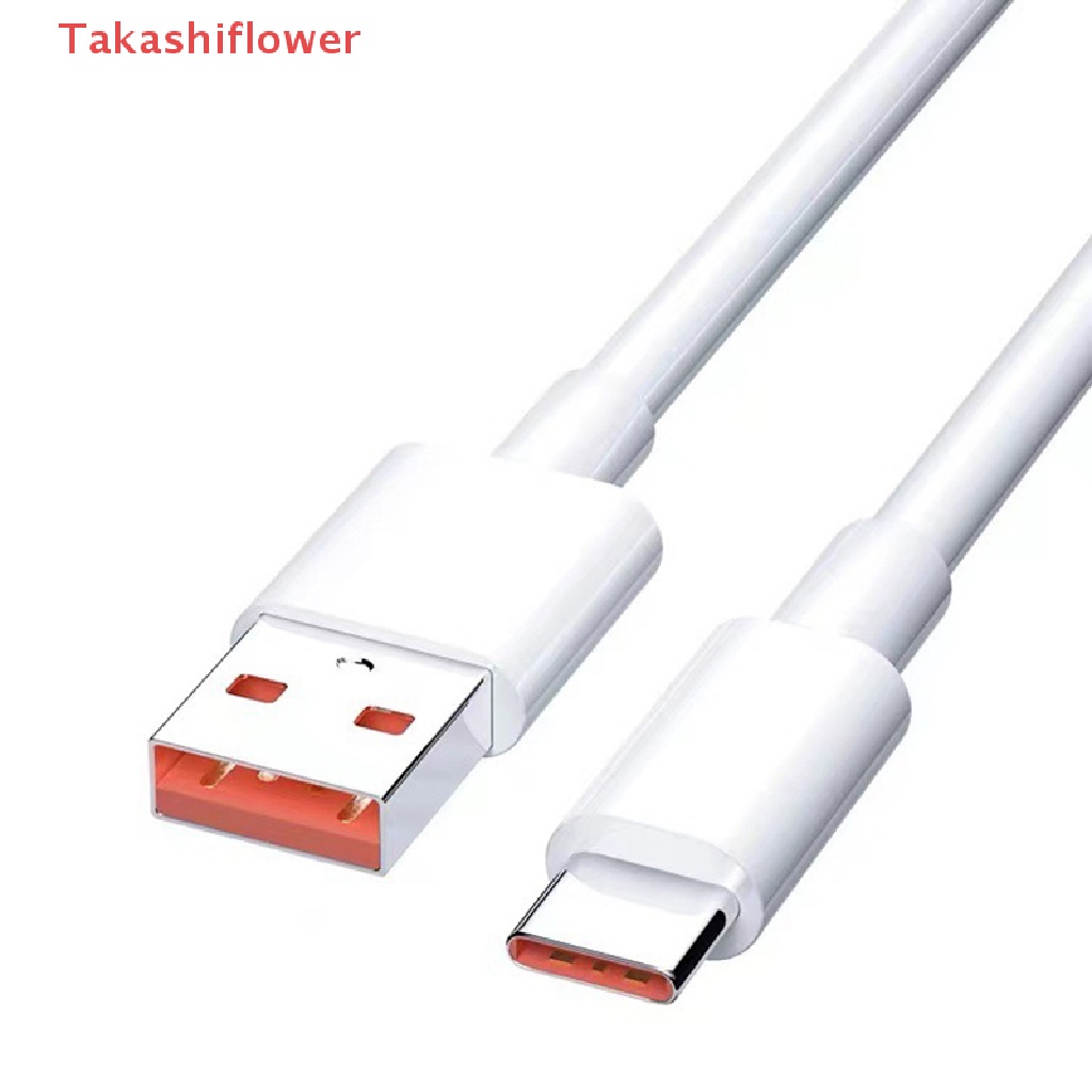 Dây Cáp Sạc USB Type-c 2M 6A 66W Cho xiaomi Samsung Huawei