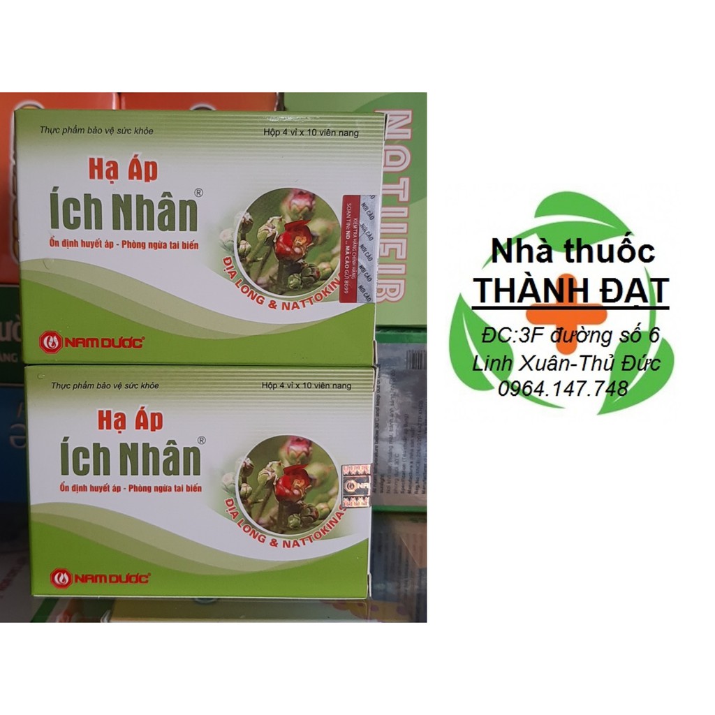 hạ áp ích nhân hộp 40 viên