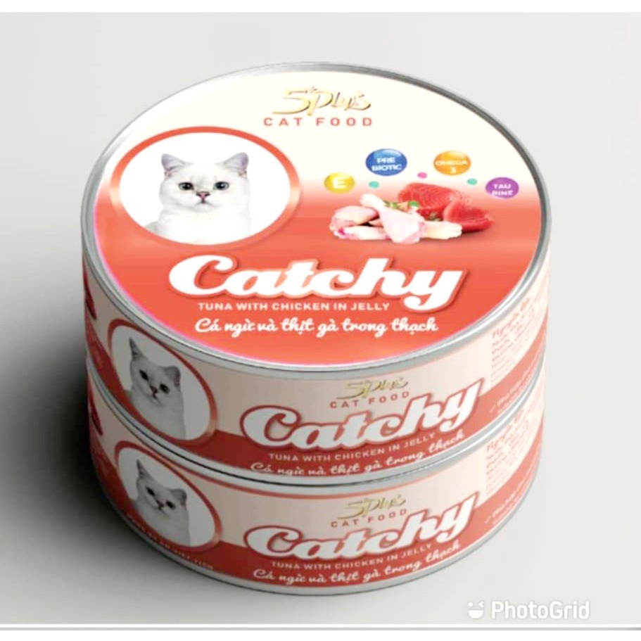 Pate Mèo Lon Catchy Đổi vị - cực thơm ngon - Lon 170g