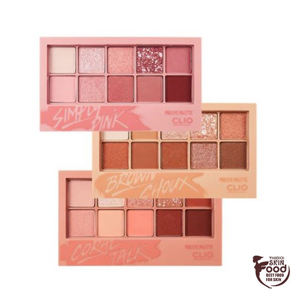 Bảng Phấn Mắt Hàn Quốc Siêu Lì, Lâu Trôi 10 Màu Clio Pro Eye Palette