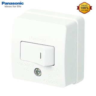 Combo 10 cái - Công tắc B, 1 chiều loại nổi dòng Full Color Panasonic - WSG3001