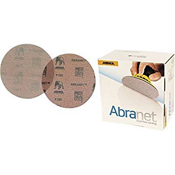 5424105025 Nhám lưới tròn Mirka Abranet 150mm P240 ( Sơn oto xe máy )Giáp lưới chà sơn nhám chà khô