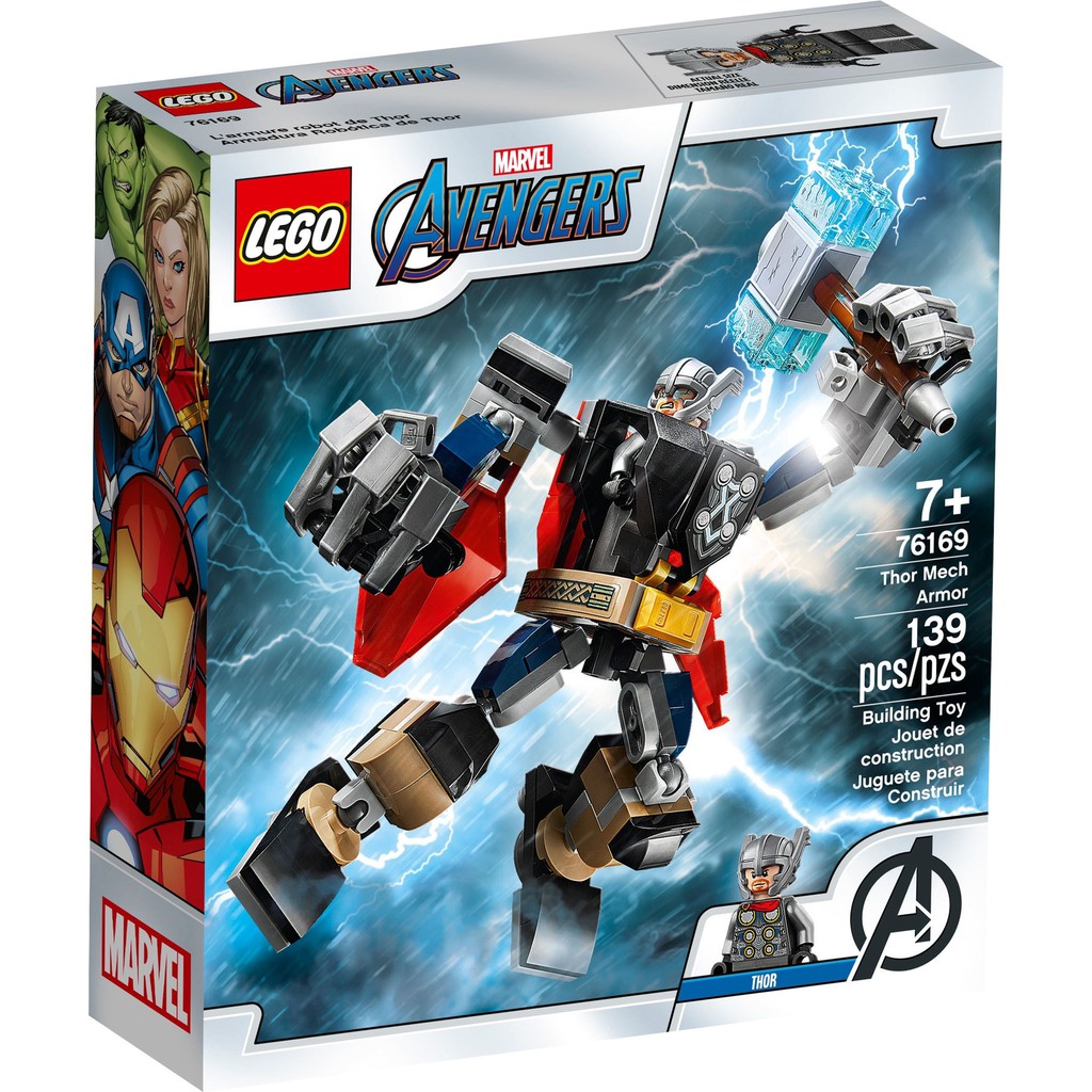 LEGO 76169 Marvel Super Heroes - Chiến Giáp Thần Sấm Thor