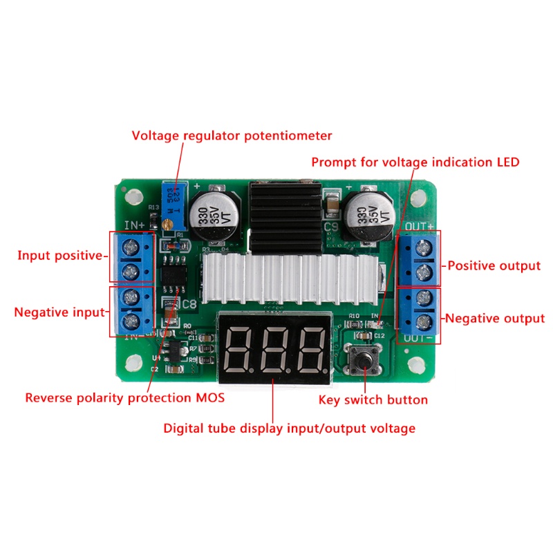 Bảng Mạch Tăng Áp Nguồn Điện Dc Ltc1871 100w 6a 3.5-30v | BigBuy360 - bigbuy360.vn