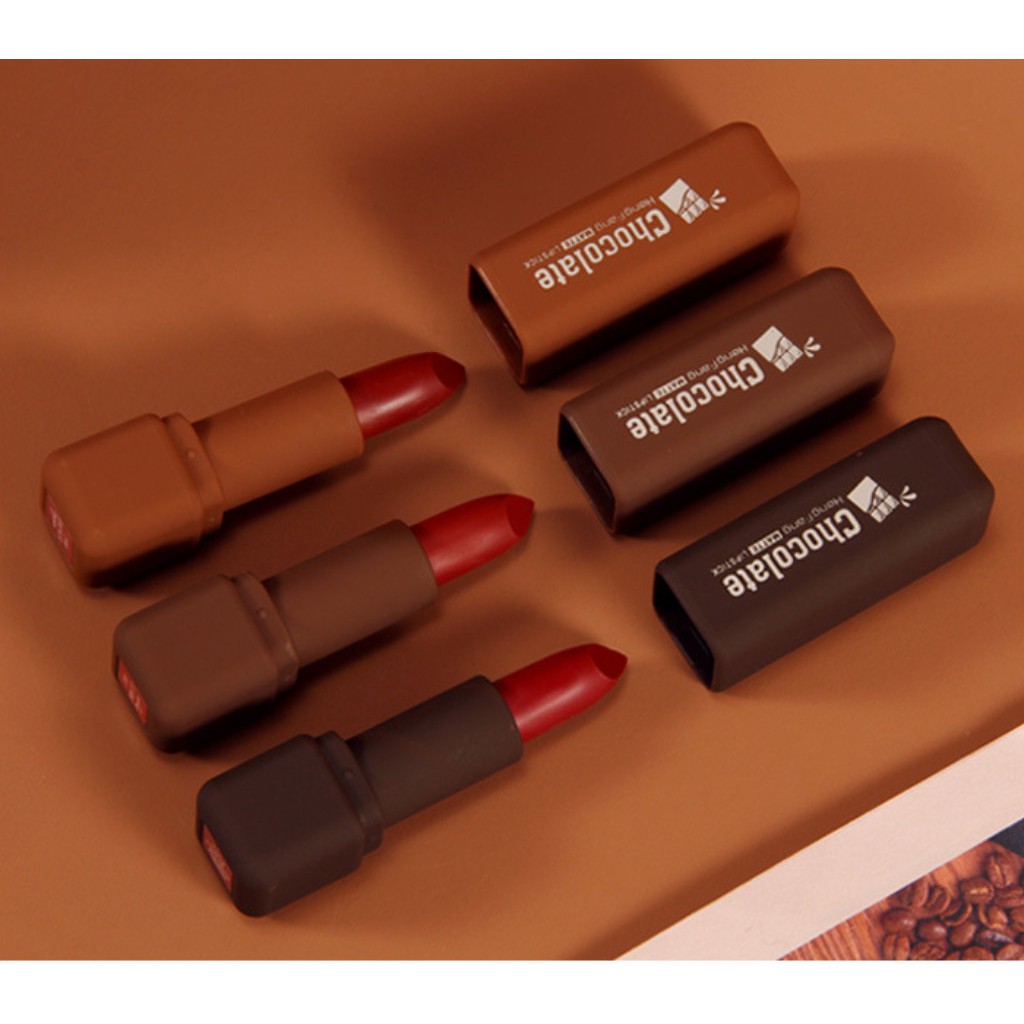 💄 Son Thỏi Lì HENGFANG 9422 Matte Lipstick Chocolate Snack Chính Hãng Nội Địa | BigBuy360 - bigbuy360.vn