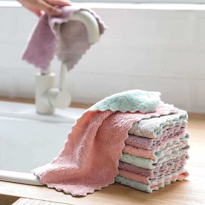 Khăn lau chén dĩa thấm hút nước tiện lợi