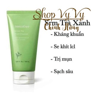 CHÍNH HÃNG -  Sữa rửa mặt trà xanh innis Hàn Quốc 150ml