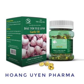 Dầu tỏi tuệ linh garlic oil - hộp 100 viên