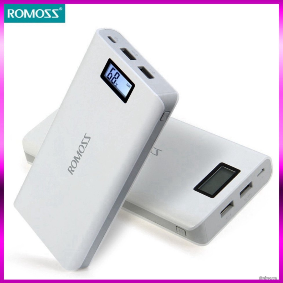 GIẢM GIÁ Sạc Dự Phòng Chính Hãng Romoss Sense 6P 20.00mah - có đèn Led GIẢM GIÁ