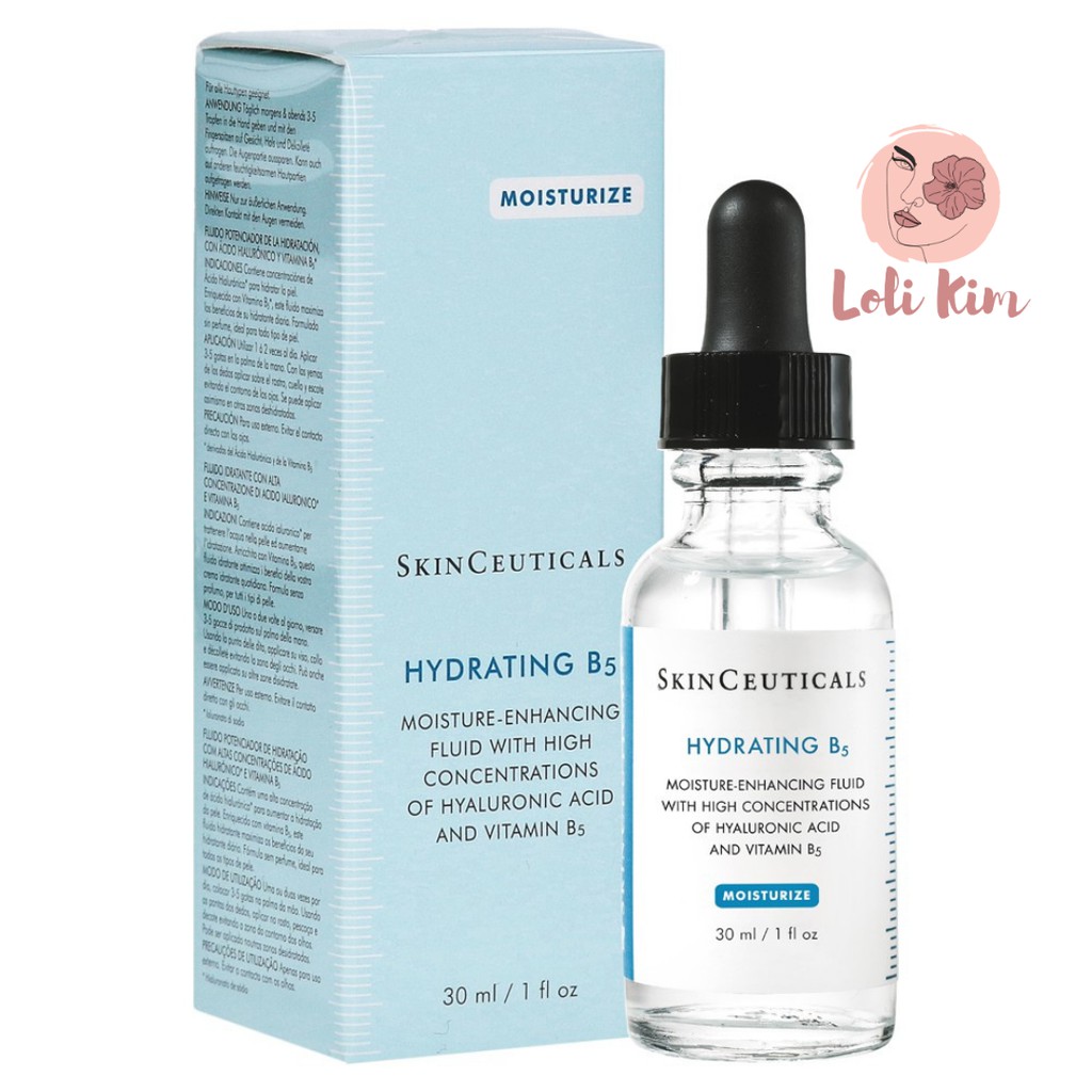 Serum SkinCeuticals B5 Bản Mỹ / Pháp - Phục Hồi, Cấp Nước, Làm Dịu Da