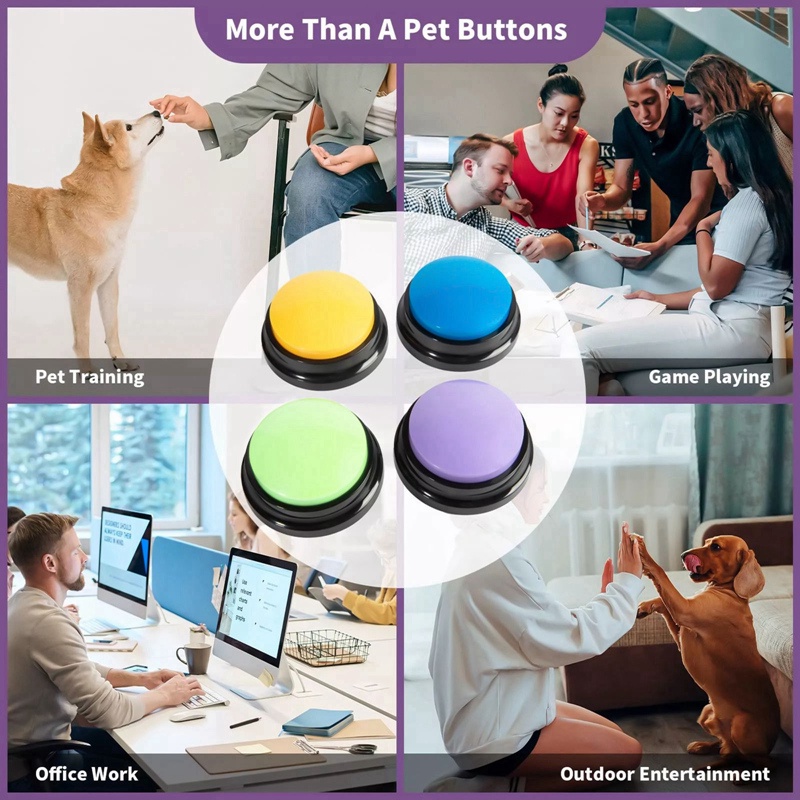 Đồ Chơi Huấn Luyện Có Nút Dễ Mang Theo Cho Thú Cưng