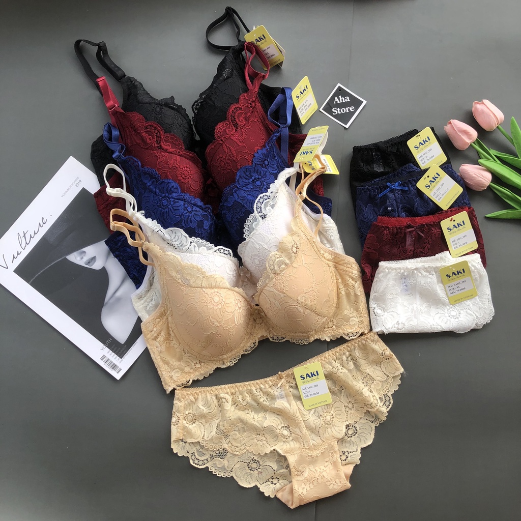 Áo Ngực Ren SaKi Mút Monge Quả Lớn YiOn Underwear SK01