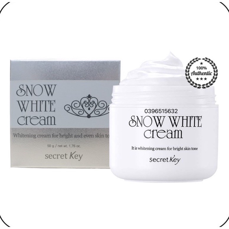 Kem Dưỡng Trắng Da Secret Key Snow White Cream