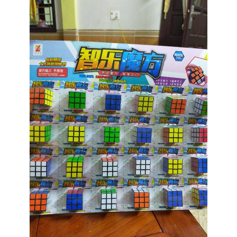 Sỉ vỉ 24 cục Rubik như hình mini