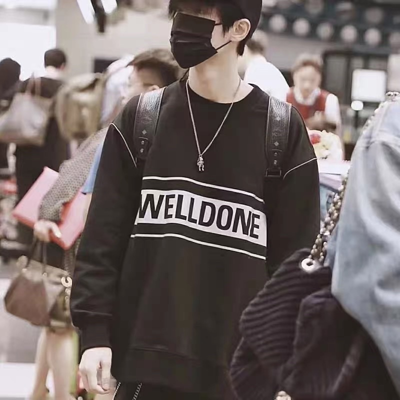 ÁO NỈ SWEATER DÀNH DÀI IB LOGO WE11DONE DÀNH CHO NAM VÀ NỮ MÙA THU ĐÔNG