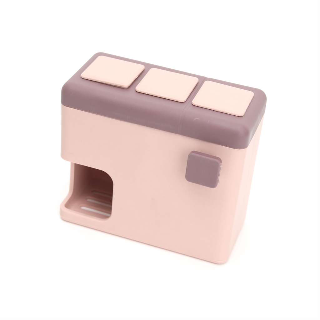 Giá Đựng Bàn Chải Đánh Răng/Cốc Súc Miệng Gắn Tường Nhà Tắm Thiết Kế Sáng Tạo Tiện Dụng