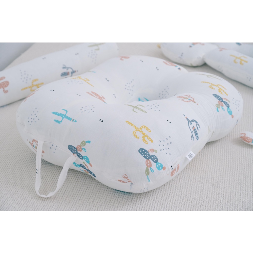 ĐỆM NẰM CHỐNG TRÀO NGƯỢC BABYBEE - VẢI SỢI TRE OGANIC CHO BÉ