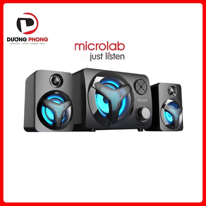 Loa Microlab U210 Có Bluetooth 5.0, USB, SD Card, FM, Đèn LED nổi bật - BH 12 tháng Chính hãng