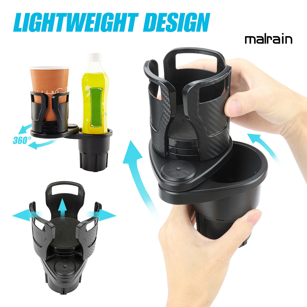 Giá Đỡ Bình Nước 2 Trong 1 Cho Xe Hơi