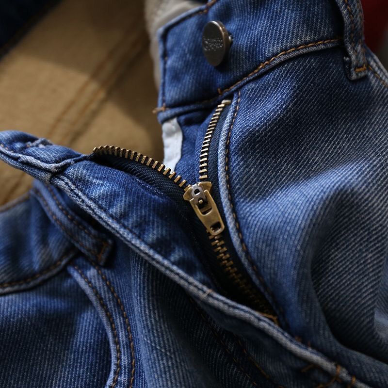 Quần jean nữ dáng baggy siêu ấm , quần nữ lót lông mùa đông giữ nhiệt