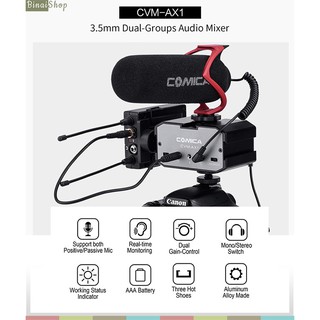 Bộ trộn micro cho máy ảnh Comica CVM-AX1