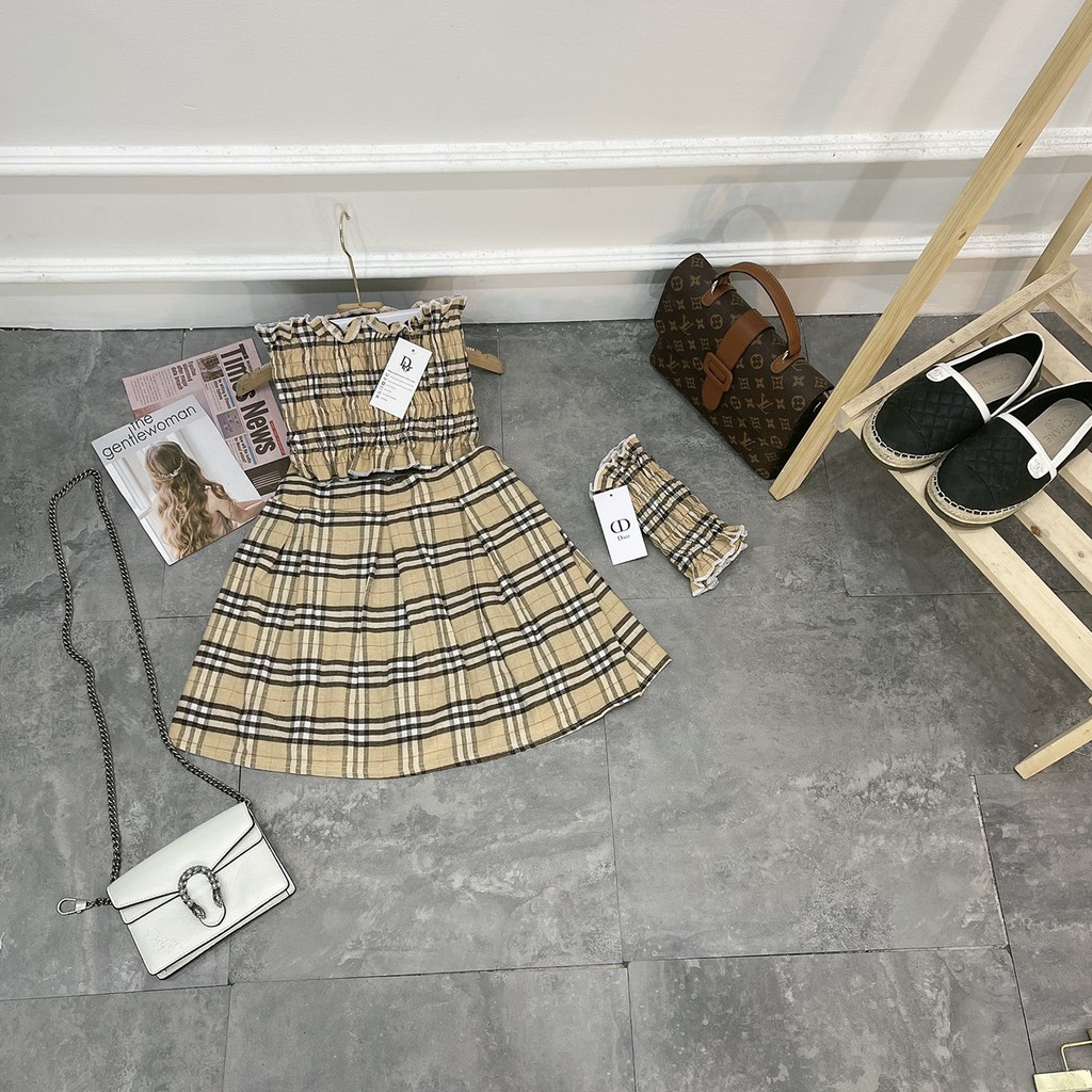 [Mã FAMAYWA2 giảm 10K đơn 50K] Set Áo Quây Croptop Rúm Ngực Chân Váy Ly Xòe | BigBuy360 - bigbuy360.vn