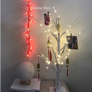 🧨Dây đèn pháo đỏ trang trí ngày tết rực rỡ mang đến không khí rộn ràng ngập tràn sắc xuân vui tươi và may mắn