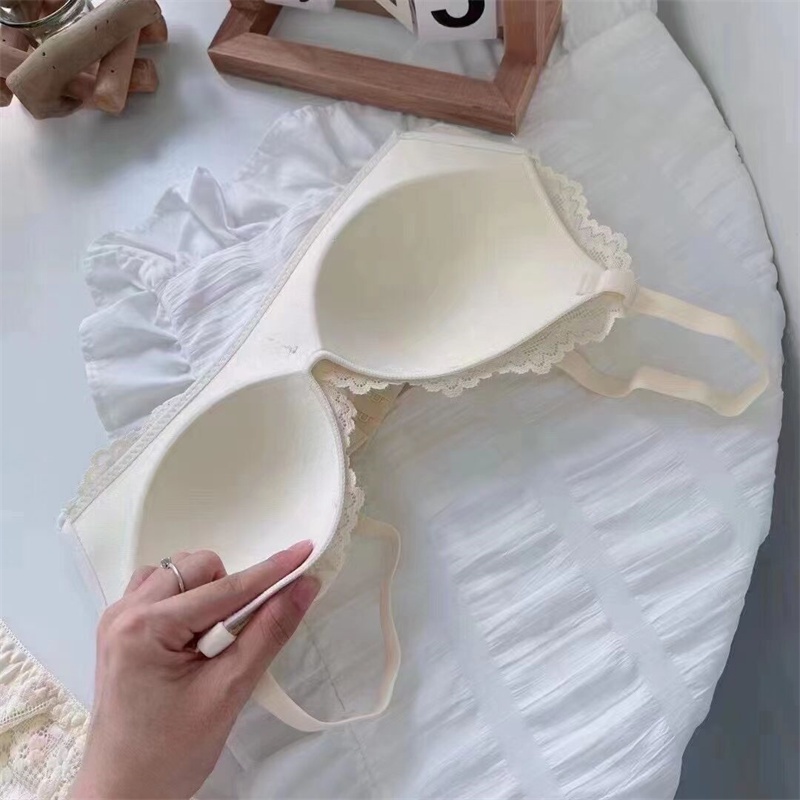 Áo Lót Nâng Ngực Không Đường May Phối Ren Quyến Rũ Dành Cho Nữ