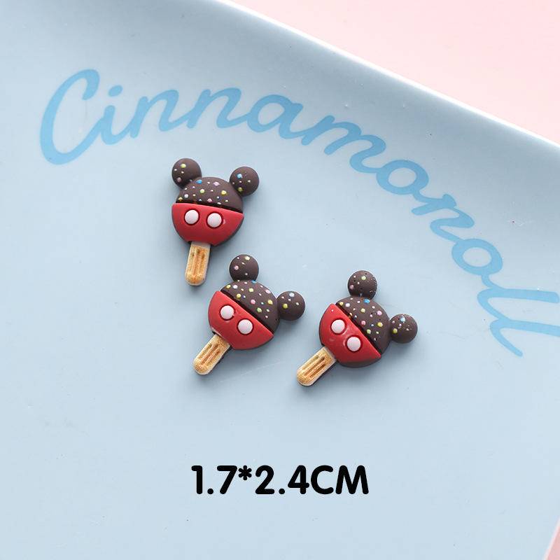 Sticker crocs Shoe Decoration for crocs đế caoPhụ Kiện Hình Que Kem/Gấu Trúc Hoạt Hình Dùng Trang Trí Giày/Giày
