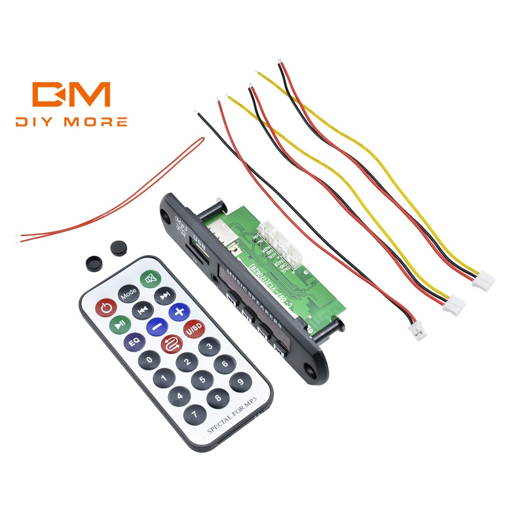 Bảng mạch khuếch đại âm thanh FM/ MP3 DIYMORE Bluetooth điều khiển từ xa DIY