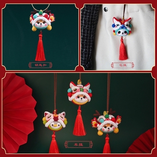 Móc khóa len handmade gắn cho túi