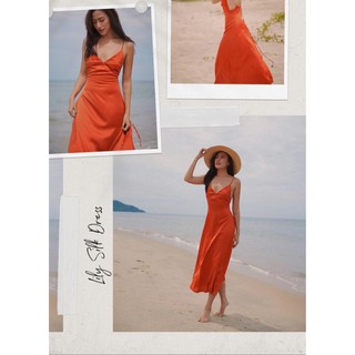 [Kisserine] Đầm lụa LILY DRESS