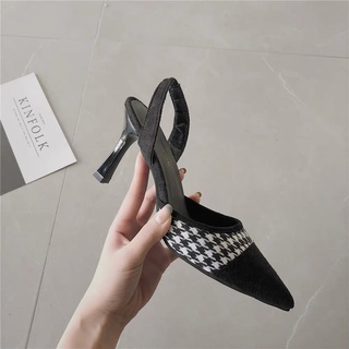Giày Cao Gót Mũi Nhọn Phong Cách Hàn Quốc