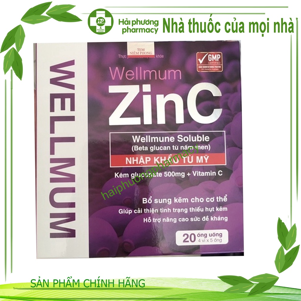 ZINC- Bổ Sung Kẽm cho cơ thể, Giúp Cải Thiện Trạng Thiếu Hụt Kẽm, Hỗ Trợ Nâng Cao Đề Kháng