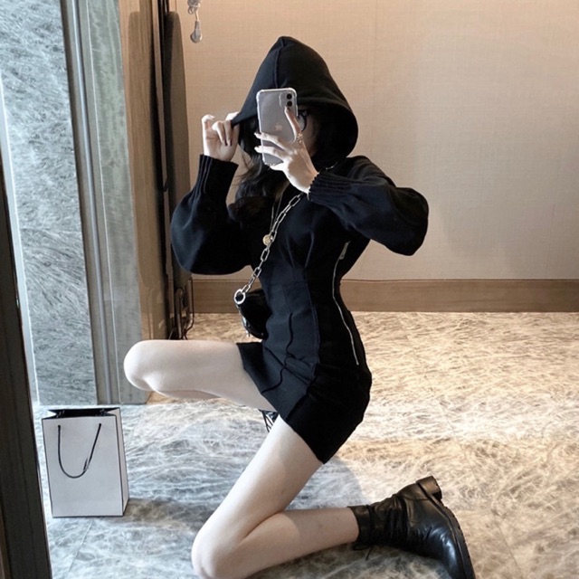 Váy ôm body Ulzzang(sẵnM)