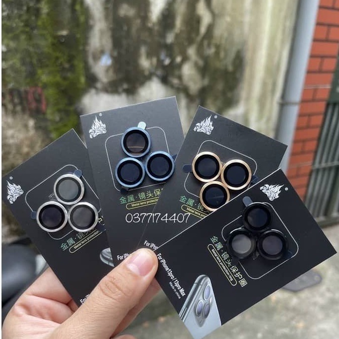 Dán camera trơn bảo vệ từng mắt cho iPhone 13/13 Mni/13 Pro/13 Pro max nhiều màu