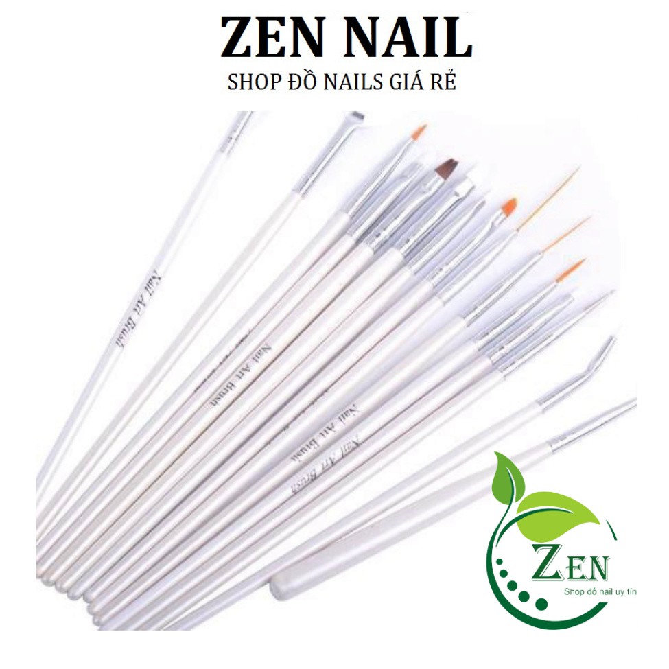 Bộ cọ 15 chi tiết cần thiết cho thợ nail