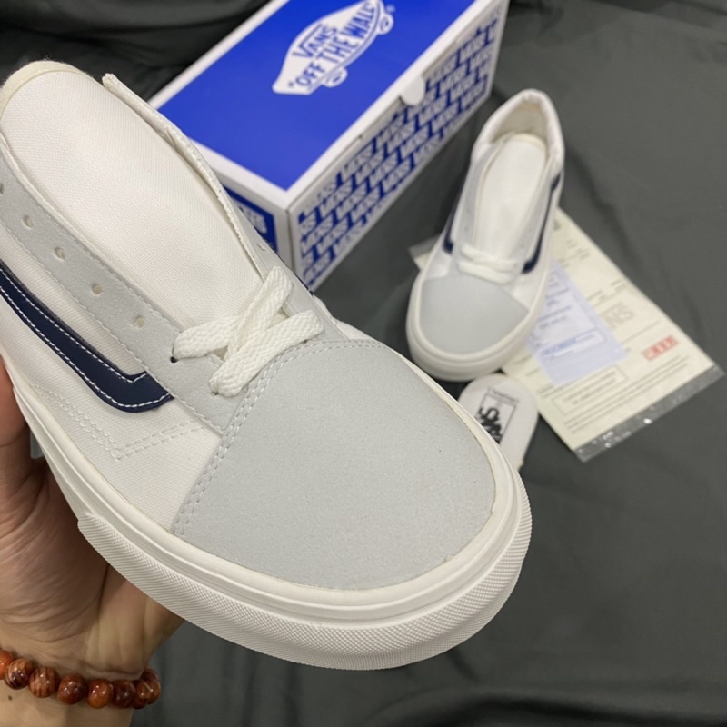 GIÀY VAN.S STYLE VẠCH XANH THAN 1:1 ( FULL BOX + FREE SHIP ]