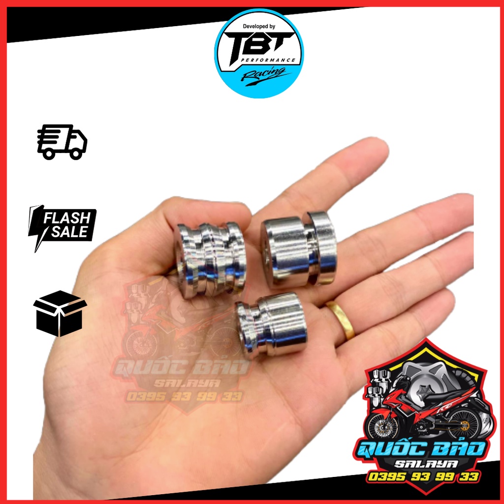 Combo 3 cục canh trước sau cho ex2010 chất liệu inox 304 lắp ráp như zin