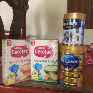 Bột ăn dặm+sữa
