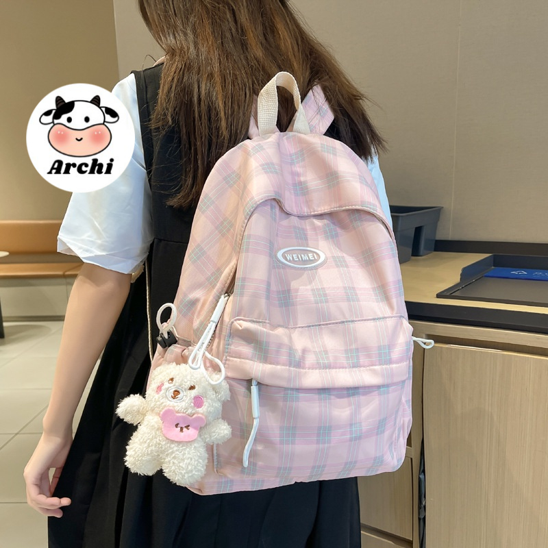 Móc khoá, móc cài balo hình gấu đeo túi