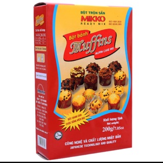 Bột bánh Muffins 200g Mikko