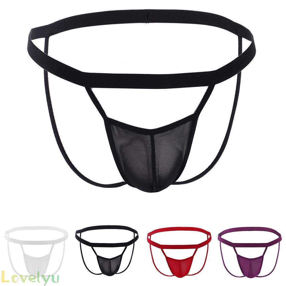 &lt;READY STOCK&gt;Sissy Men Bikini Briefs Thong Underwear Sexy Pouch Underpants Jockstrap Lingerie100% brand new！