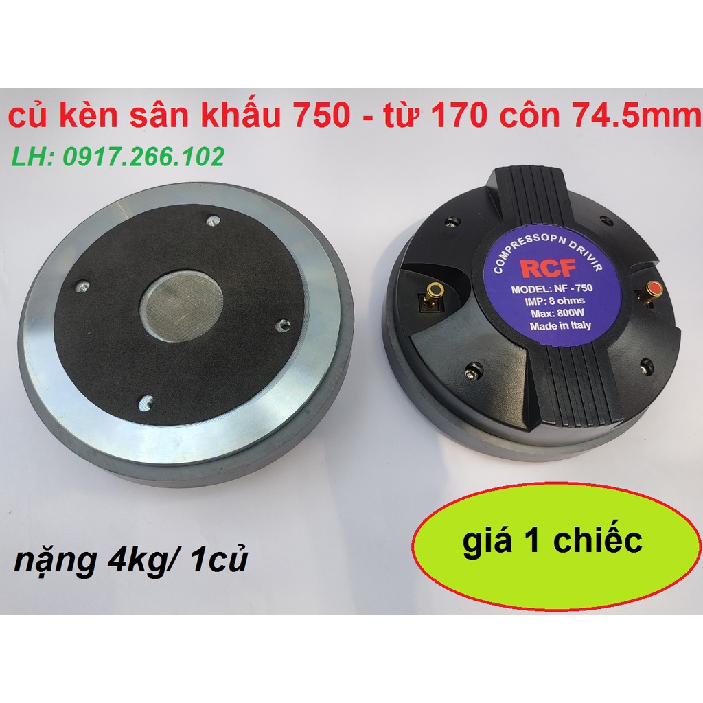 Củ Loa Trép Sân Khấu 750 Chính Hãng RCF Nhập Khẩu - giá 1 chiếc